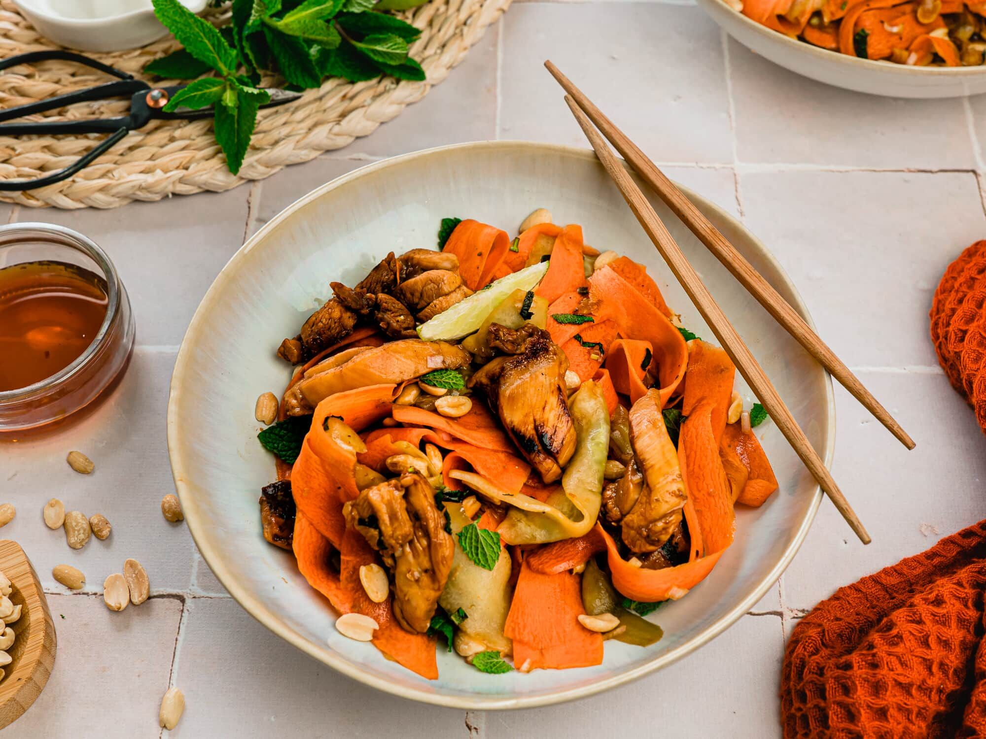 Salade laotienne au poulet